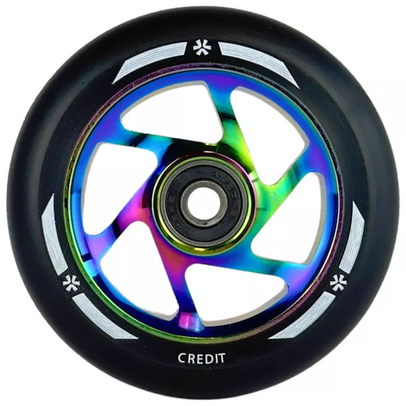 Union Credit V2 Pro Scooter Roată Rainbow Black 100 mm