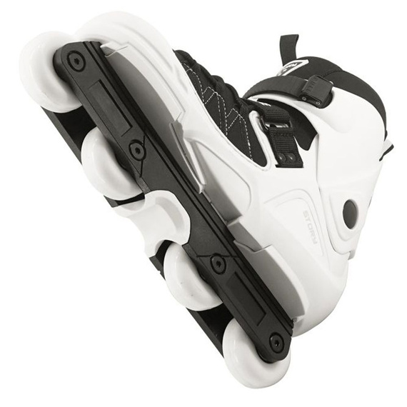 Patine Story Inline Aggressive Alb și Negru 