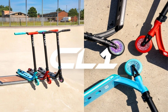 Trotinetă Freestyle CORE CL1 Complete Stunt Scooter Turtlesent înălțime 85 cm