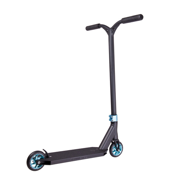 Trotinetă Freestyle Striker Lux 5" Stunt Scooter Negru-Turcoaz înălț. 87 cm