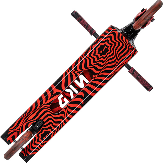 Performanță Scuter stradal ușor NKD GAS negru și roșu wys. 85 cm