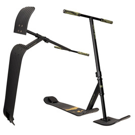 NKD SNOW Stunt Scooter negru-verde wys. 91 cm