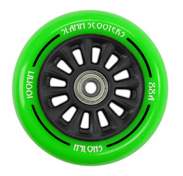 Slamm Nylon Core Roată verde 100 mm roată scuter (1 buc.)