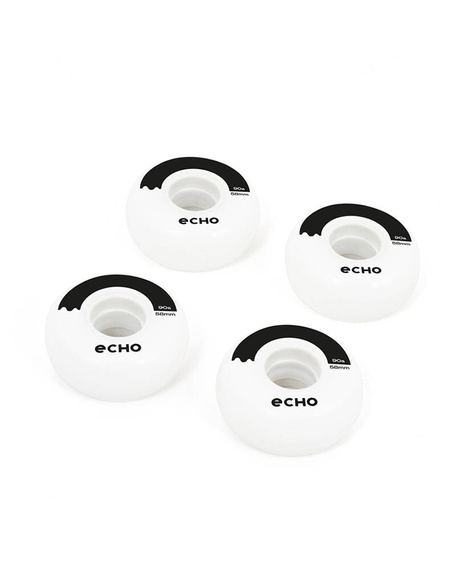 Echo Classics Aggressive Rollerblade Wheels alb-negru 58mm 90A