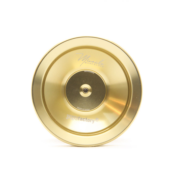 Yoyo pentru avansați YoYoFactory Miracle Monometal Shiny Gold