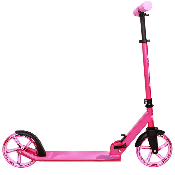 Scuter de transport cu roți mari Story Urban GO! Brocart roz