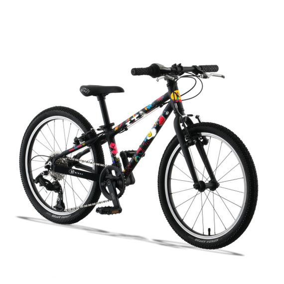 Superlekki rower dla dzieci KUbikes 20S Czarny Komiks