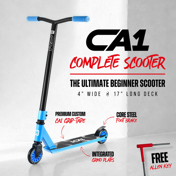 Trotinetă Freestyle CORE CA1 Complete Stunt Scooter Albastru înălțime 81 cm