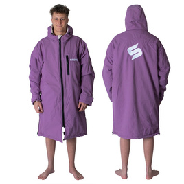 Poncho Poncho Jacket Story Change Robe Baby Purple Blackberry