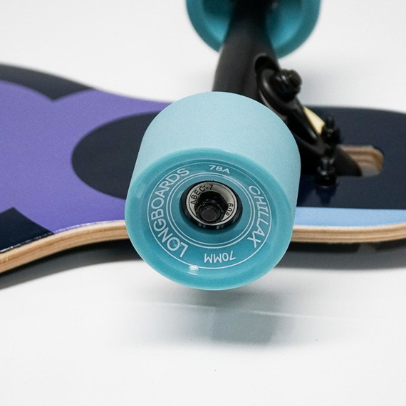 Longboard CHILLAX TYPO PURPLE 106.5 cm + T-tool 