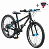 KUbikes 20S bicicletă superușoară pentru copii Negru și albastru