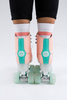 RIO ROLLER Script Patine Quad Peach