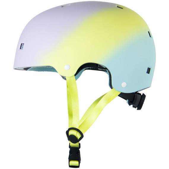 NKX Brain Saver Cască de skateboard Candy Fade albastru și galben