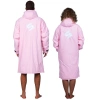Poncho Poncho Jacket Story Change Robe Roz deschis