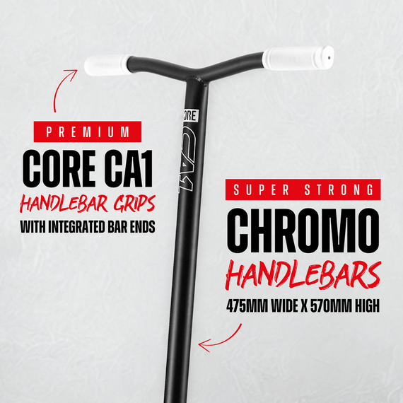 Trotinetă Freestyle CORE CA1 Complete Stunt Scooter Negru înălțime 81 cm